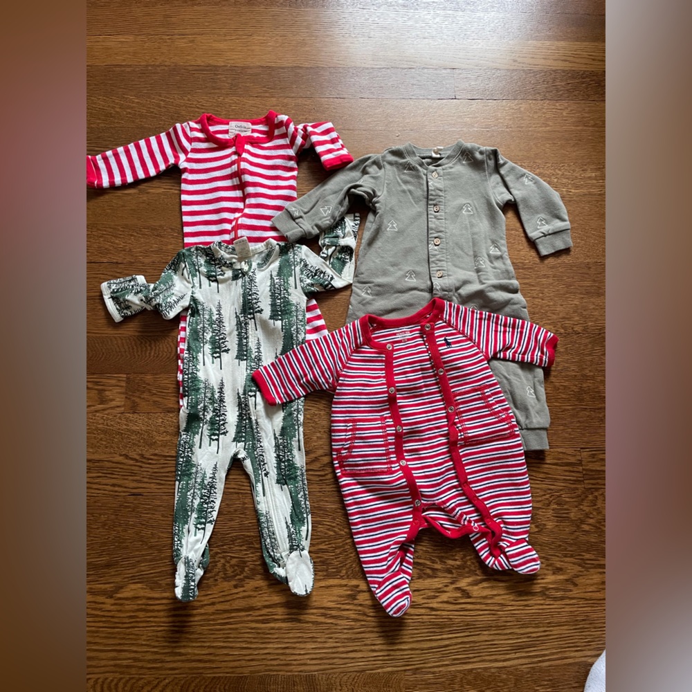 Holiday baby One-Piece Bundle - various brands